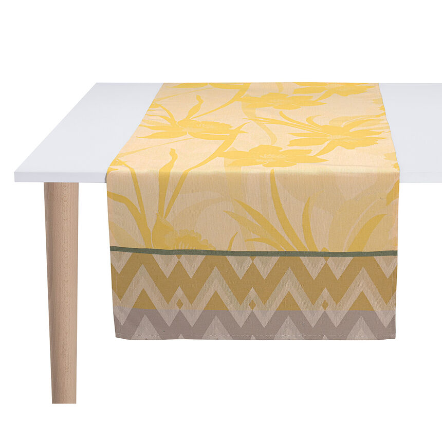 Runner La Vie en Vosges Yellow 50x150 100% cotton, , hi-res image number 2