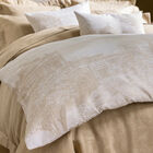 Quilt cover Symphonie Beige 35"X71" 50% cotton - 50 % linen, , hi-res image number 3