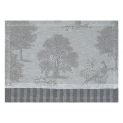 Placemat Souveraine  Silver 20"x14" 100% linen,  Placemat Souveraine  Silver 20"x14" 100% linen