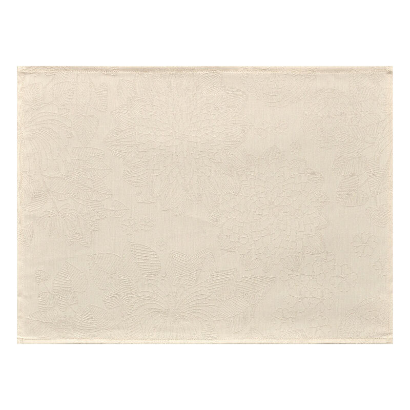 Coated placemat Marie-Galante Sand 21"x15" 100% cotton, , hi-res image number 0