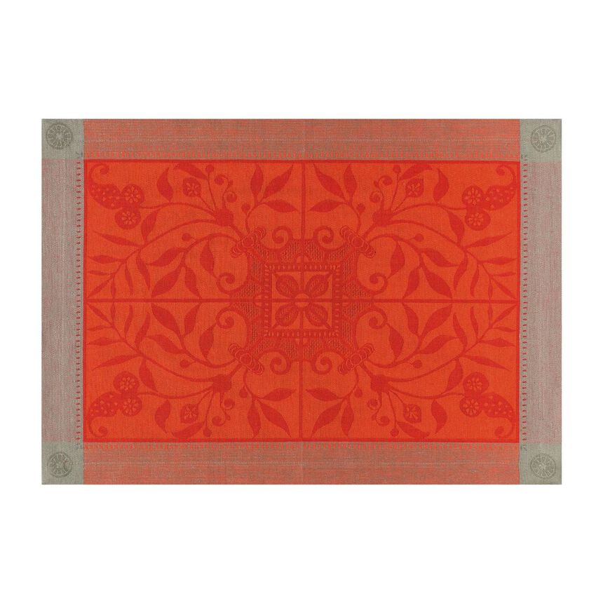 Placemat Venezia Cornelian 54x38 100% linen, , hi-res image number 0