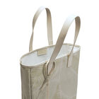 Hand-carried bag Palme Green 100% cotton, acrylic coating. Garnish: Cattle leather, , hi-res image number 3