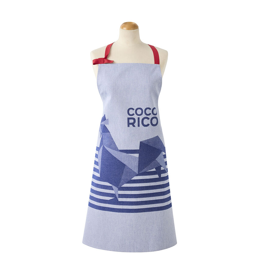 Apron Coco-Rico Blue 90x90 100% cotton, , hi-res image number 0