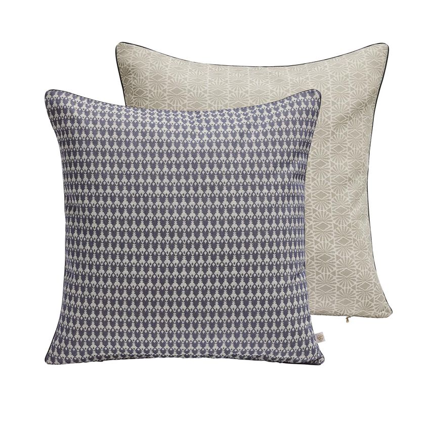 Cushion cover Dune Blue 12"x20" 100% cotton, , hi-res image number 4