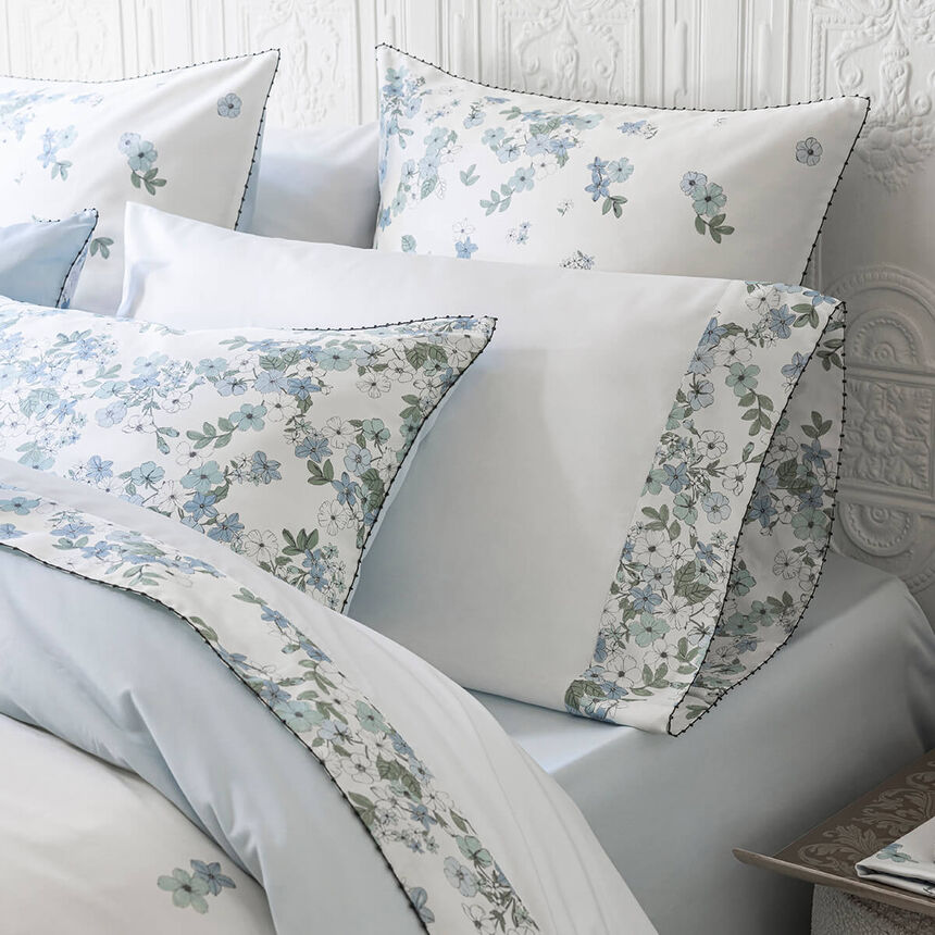 2 Pillowcases Manuka Blue 22"X33"Standard,Pair 100% cotton, , hi-res image number 1