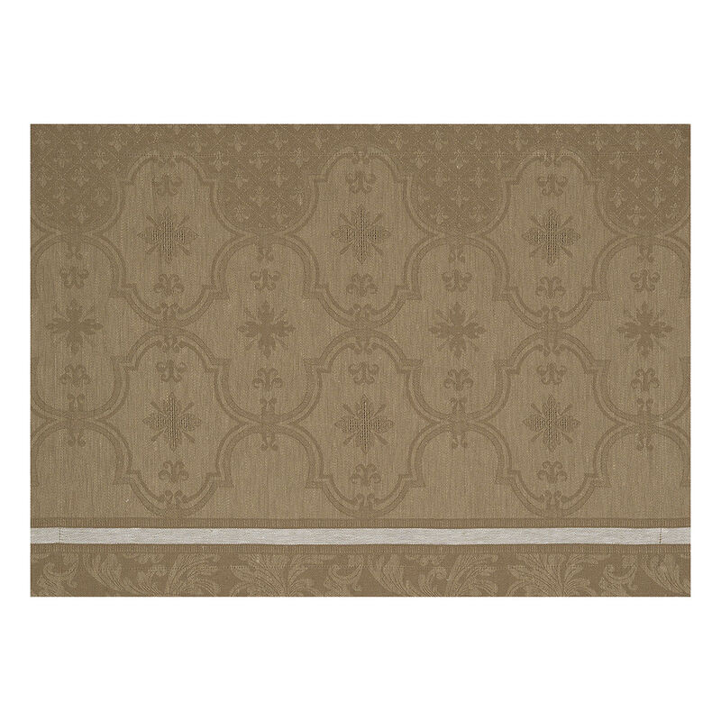 Placemat Armoiries Brown 20"x14" 100% linen, , hi-res image number 0