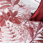 Duvet cover Feuilles en scène Red 68"X86"Twin 100% cotton, , hi-res image number 3