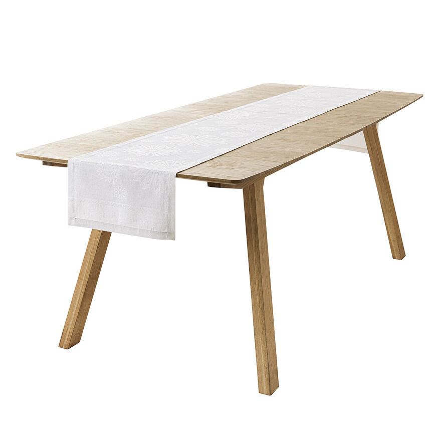 Runner Lumi&egrave;res d'&eacute;toiles Diamant  White 50x145 85% Cotton, 11% Viscose, 4% Polyester, , hi-res image number 2