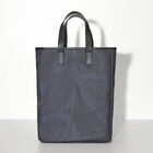 Hand-carried bag Palme Blue  100% cotton, acrylic coating. Garnish: Cattle leather, , hi-res image number 0