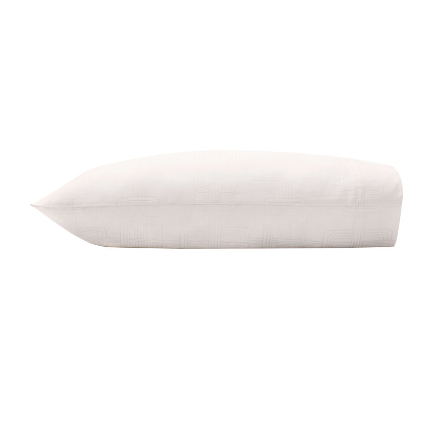 2 Pillowcases H&ocirc;tel particulier Grey 22"X42"King,Pair 50% cotton - 50 % linen, , hi-res image number 2