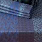 Coated tablecloth Caractère Enduit Blue 59"x59" 100% cotton, , hi-res image number 1