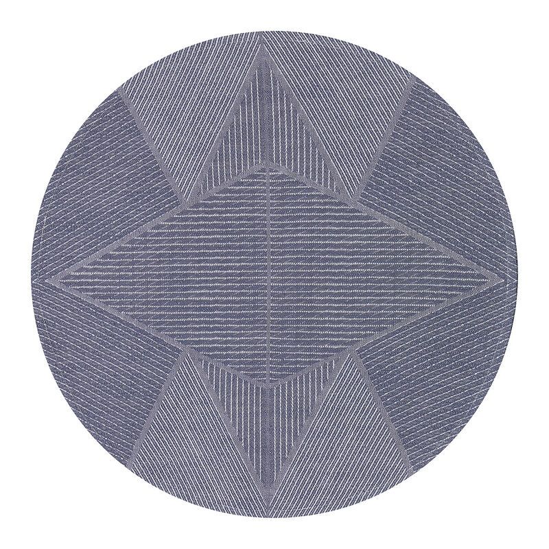 Placemat Club Etoile Blue Ø16 89% cotton / 11% linen, , hi-res image number 0