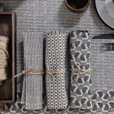 Napkin Empreintes Tissage Cotton