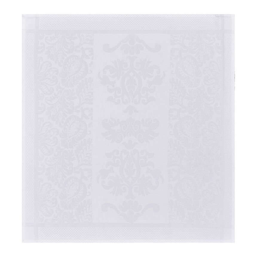 Serviette de table Siena Blanc Blanc 58x58 100% coton, , hi-res