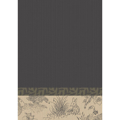Hand towel Jos&eacute;phine Grey 21"x15" 100% cotton