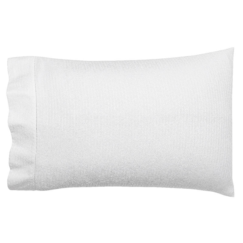 2 Pillowcases Portofino Withe 22"X33"Standard,Pair 100% cotton, , hi-res