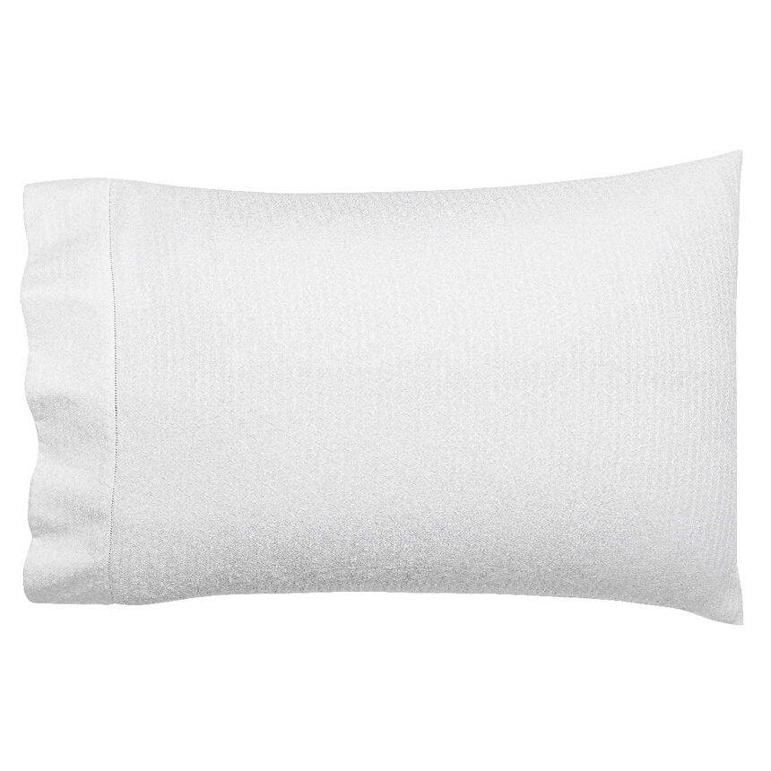 2 Pillowcases Portofino Withe 56X84 100% cotton, , hi-res