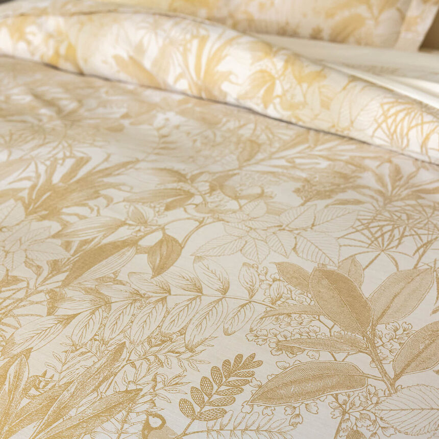 Duvet cover Bois Dormant Beige 88"X92"Queen 100% cotton, , hi-res image number 2