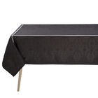 Tablecloth Armoiries Black 69"x69" 100% linen, , hi-res image number 0