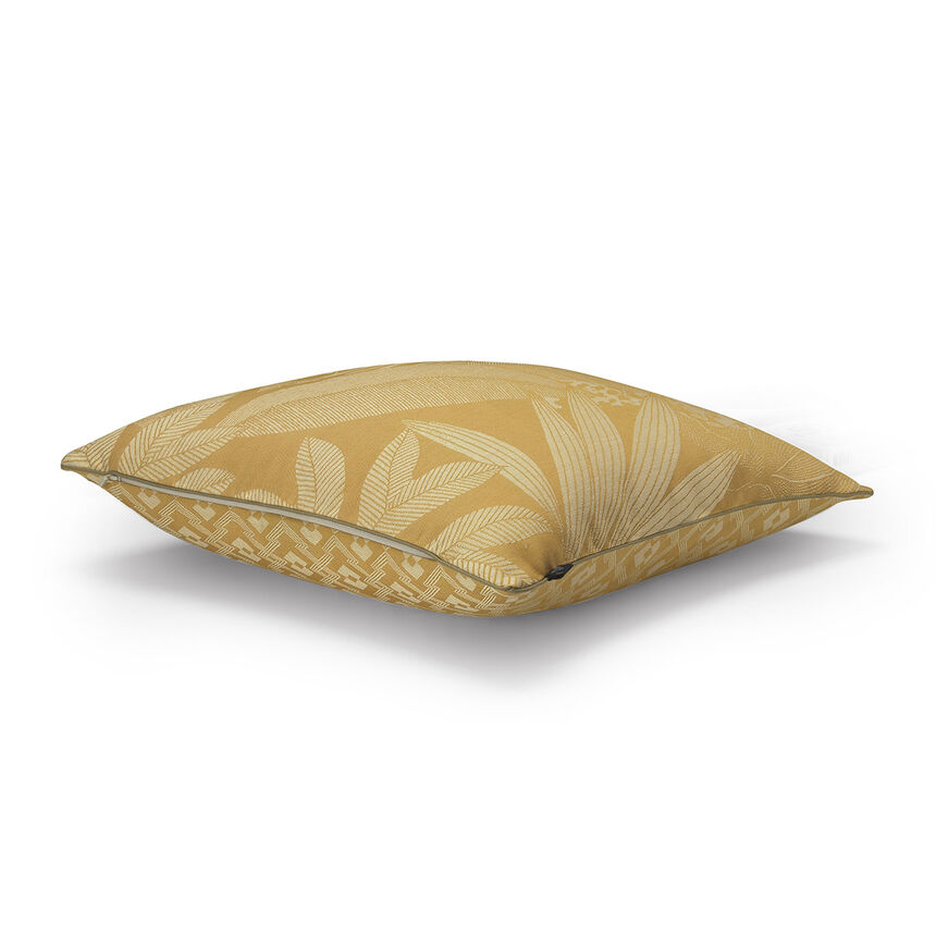 Cushion cover Nature Sauvage Yellow 20"x12" 100% cotton, , hi-res image number 2