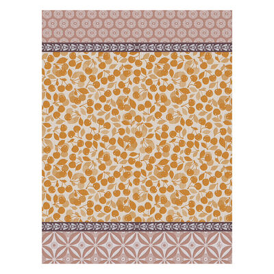 Tea towel Cerises Orange 24"x31" 100% cotton