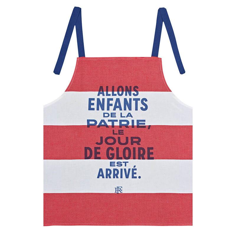 Child's apron Elysée Patrie Tricolor 26''x23'' 100% cotton, , hi-res image number 0