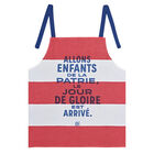 Child's apron Elysée Patrie Tricolor 26''x23'' 100% cotton, , hi-res image number 0