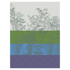 Tea towel Floraison Rayé Blue 60x80 100% cotton, , hi-res image number 1