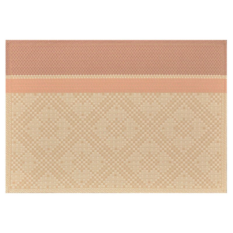 Coated placemat Essentiel Graphique Beige 20"x14" 100% cotton, , hi-res image number 0