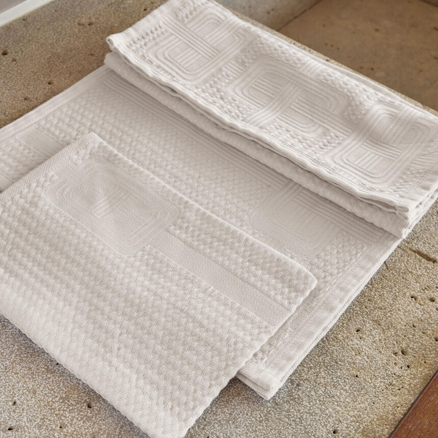 Guest towel H&ocirc;tel particulier Grey 12"x20" 100% cotton, , hi-res image number 1