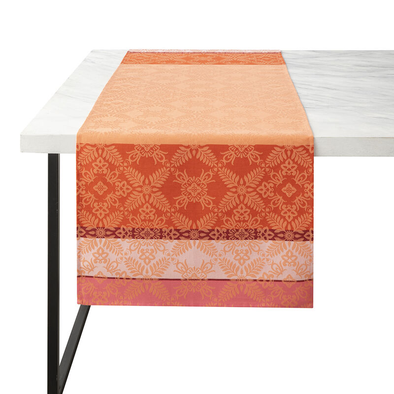 Runner Mumbai Orange 50x150 100% cotton, , hi-res image number 0