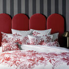 Shams Feuilles en scène Red 12"X16"Boudoir 100% cotton, , hi-res image number 3