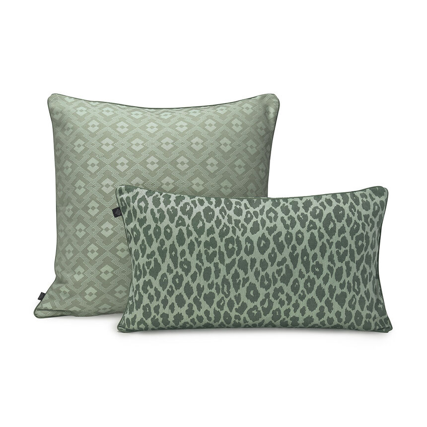 Cushion cover Nature Sauvage Green 20"x20" 100% cotton, , hi-res image number 5