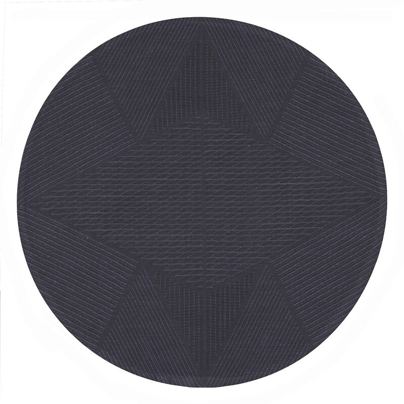 Placemat Club Etoile Prusse Ø15" 89% cotton / 11% linen, , hi-res image number 0