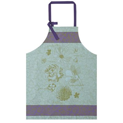 Apron Fleurs à croquer Chlorophyll 35"x38" 100% cotton