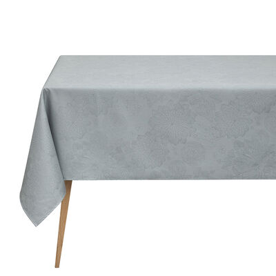 Coated tablecloth Marie-Galante Grey 69"x126" 100% cotton