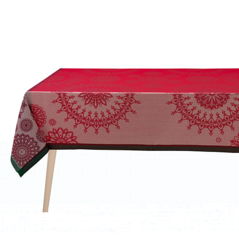 Tablecloth Lumières d'étoiles Red 175x175 100% cotton, , hi-res image number 3
