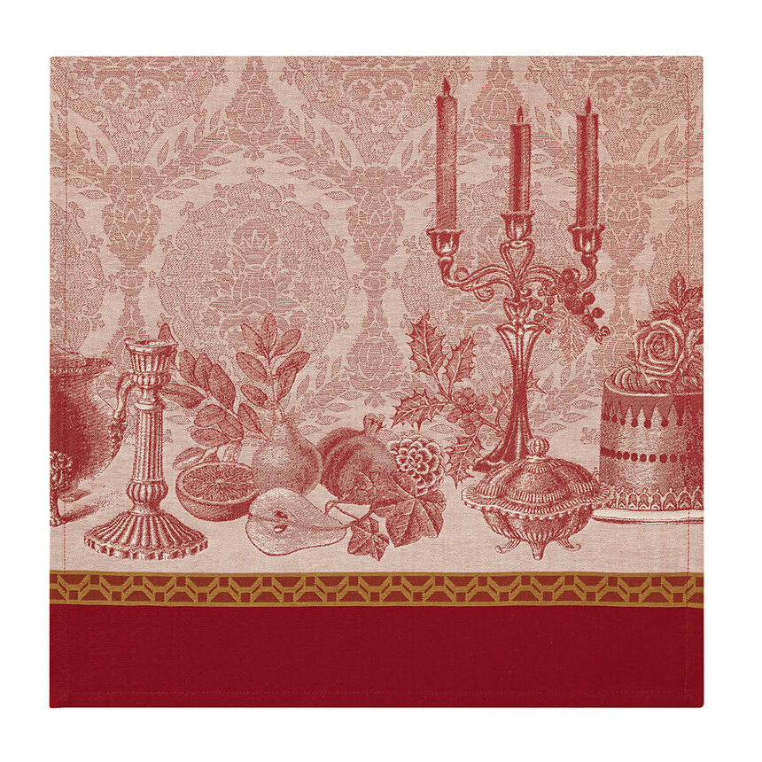 Napkin Festin Red 22"x22" 100% cotton, , hi-res image number 1