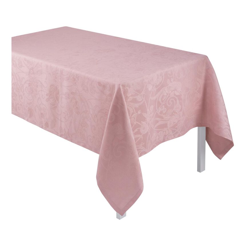 Tablecloth Tivoli Powder pink 69"x69" 100% linen, , hi-res image number 1