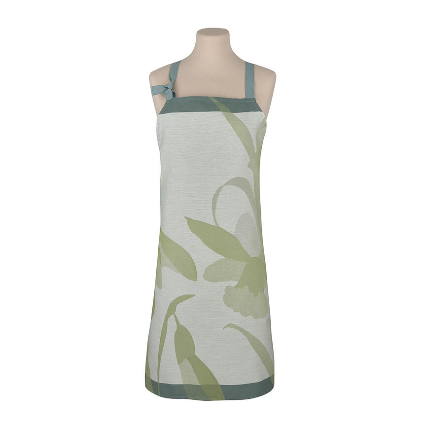 Apron La Vie en Vosges Green 80x96 100% cotton, , hi-res image number 0