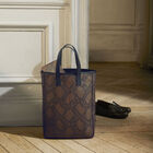 Hand-carried bag Python Marron  100% cotton, acrylic coating. Garnish: Cattle leather, , hi-res image number 1