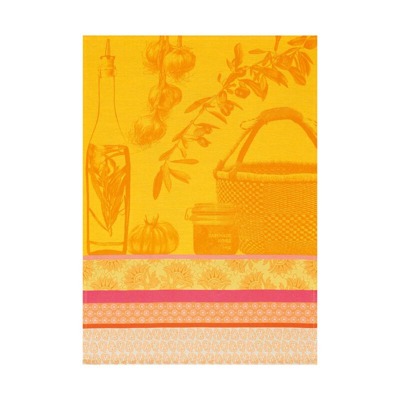 Tea towel Saveurs de Provence Lemon 24"x31" 100% cotton, , hi-res image number 0