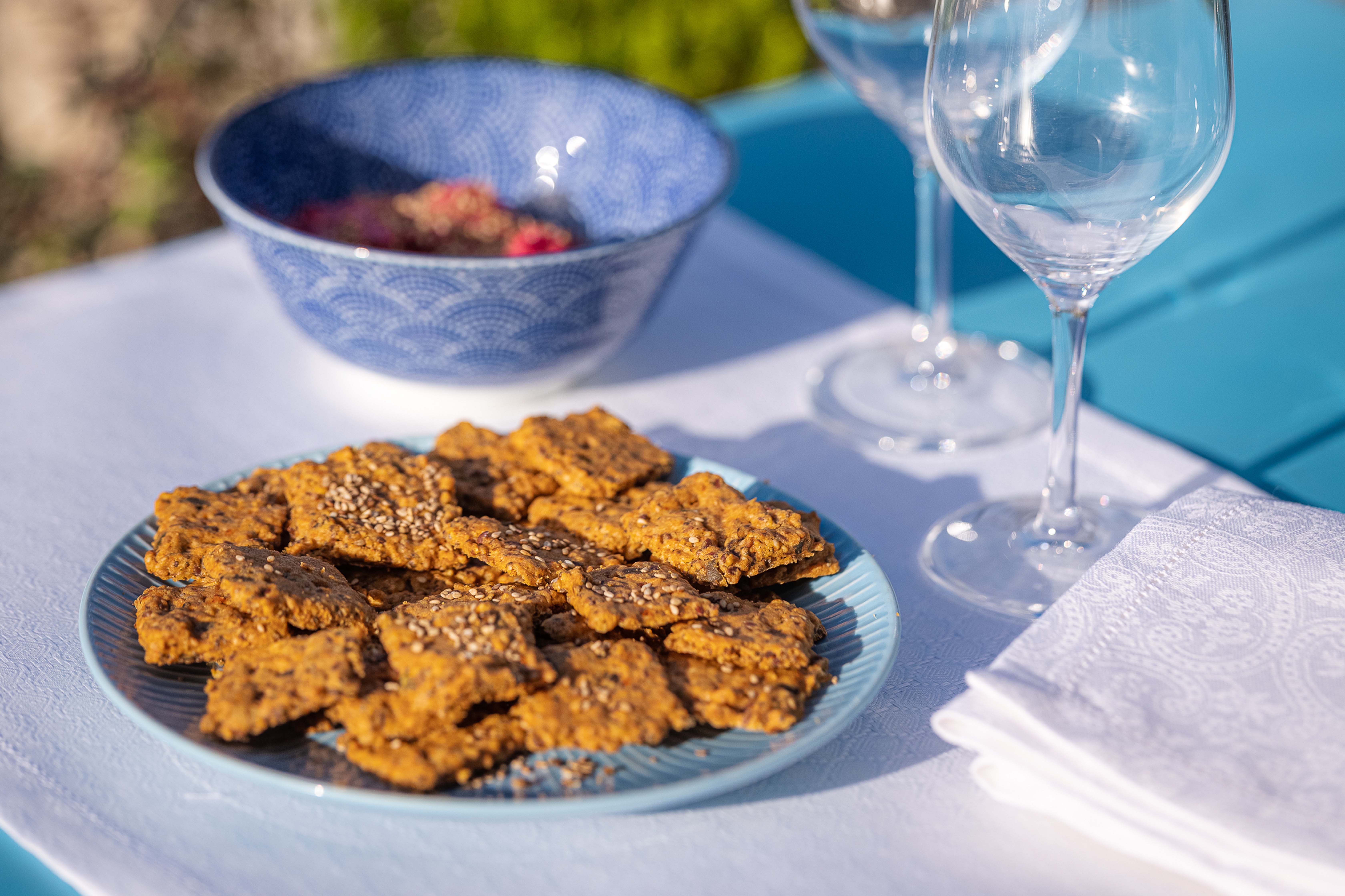 Claireaumatcha - crackers recette