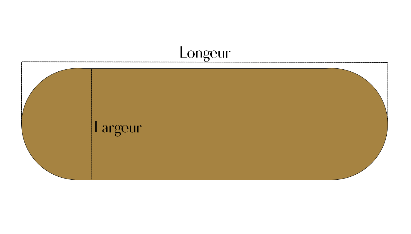 nappe ovale