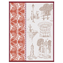 Tea towel Carnet de Paris Cotton, , swatch