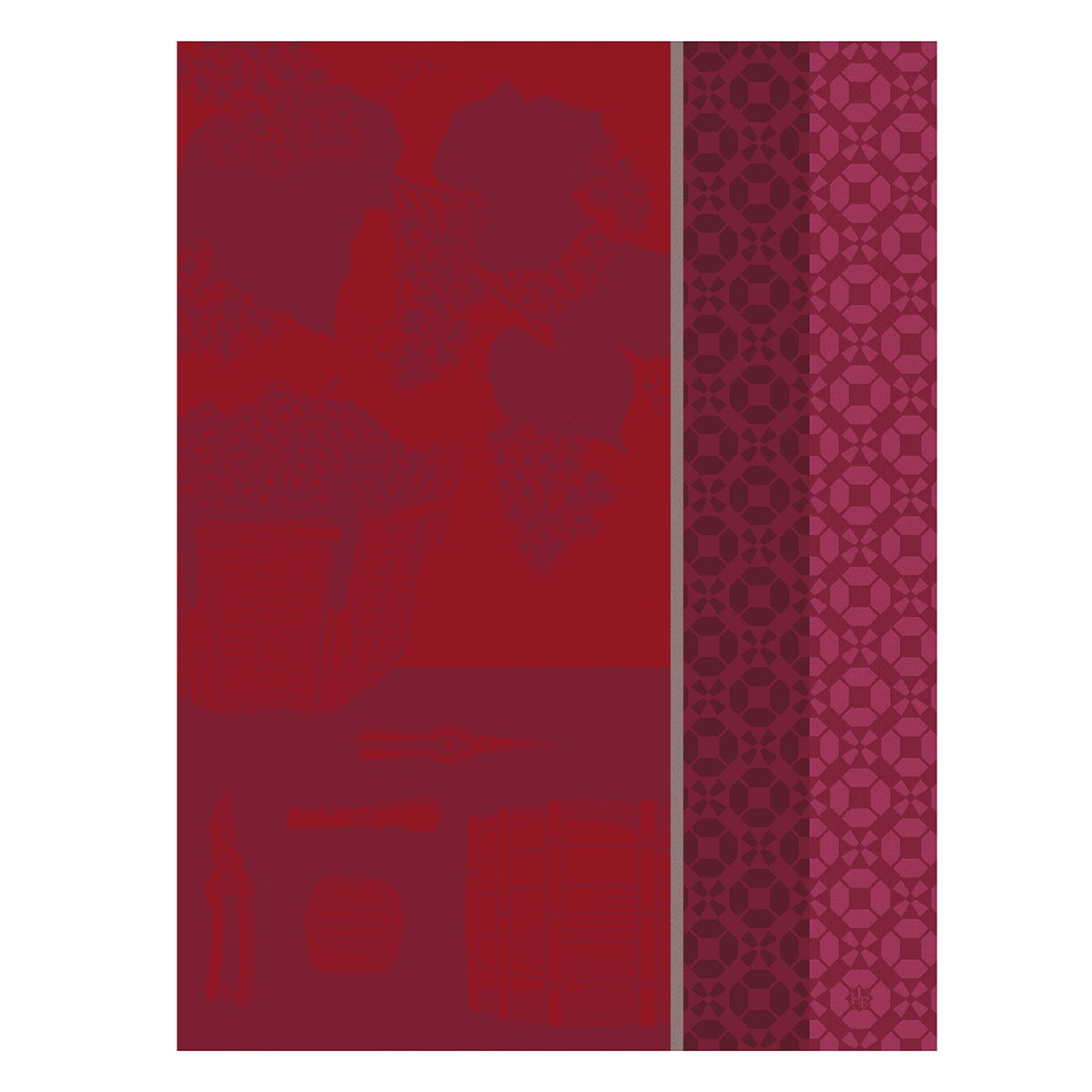 Tea towel Vin en Grappe Cotton, , swatch