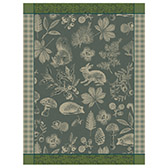 Tea towel Dans les bois Tableau Cotton, , swatch