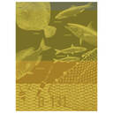 Tea towel Pêche en mer Cotton, , swatch