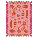 Tea towel Ratatouille Cotton, , swatch