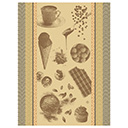 Tea towel Chocolats - Recettes Cotton, , swatch